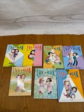 Set of 7 Ivy + Bean Children's Books lot includes books 1,2,3,4,5,7,9